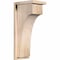 Ekena Millwork Huntington Smooth Corbel w/Backplate, Douglas Fir, 7 1/2"W x 10"D x 22"H COR08X10X22HUN01SDF - alternate 1